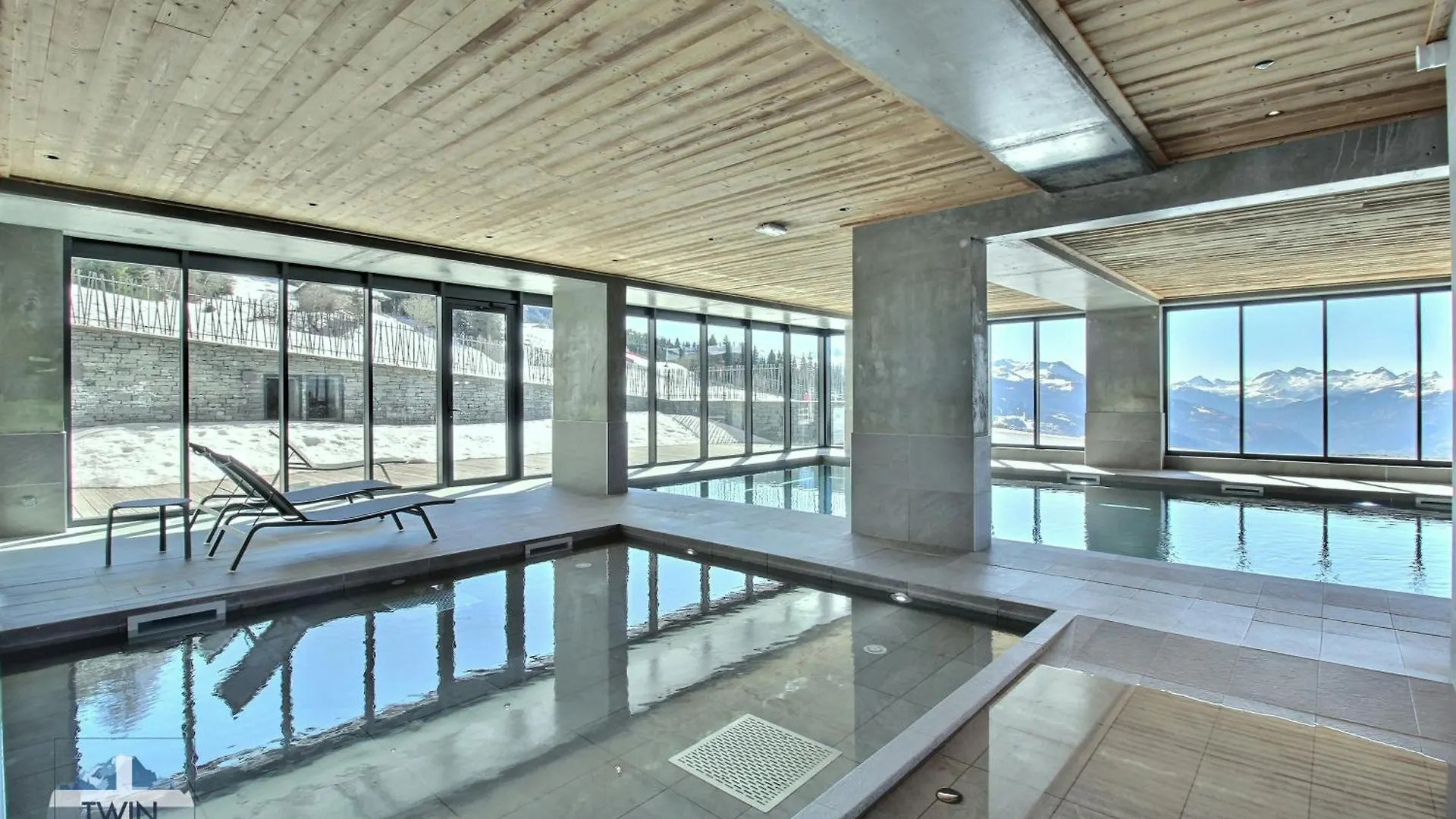 Lejlighed Arc 1600, Le Ridge, Appartement 06 Personnes Duplex Vue Montagne - Ski Aux Pieds - Sauna, Hammam, Jacuzzi, Piscine Les Arcs  Frankrig
