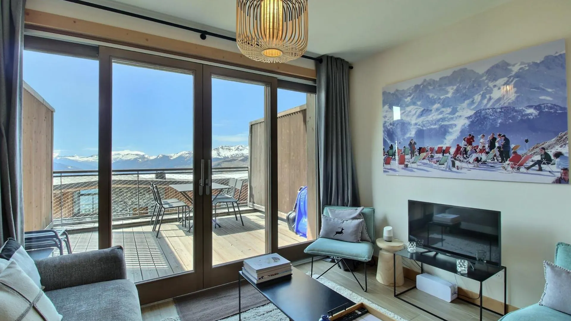 Arc 1600, Le Ridge, Appartement 06 Personnes Duplex Vue Montagne - Ski Aux Pieds - Sauna, Hammam, Jacuzzi, Piscine Les Arcs  Lejlighed Les Arcs (Savoie)