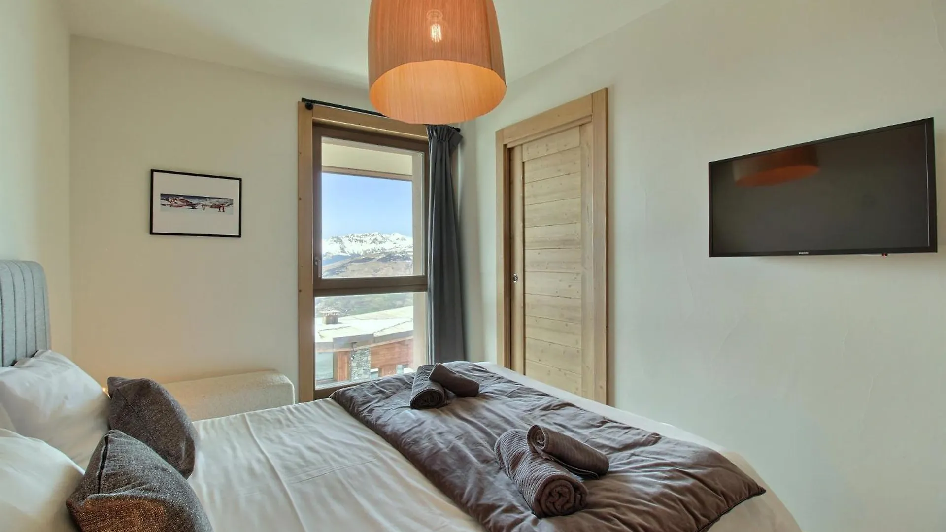 Lejlighed Arc 1600, Le Ridge, Appartement 06 Personnes Duplex Vue Montagne - Ski Aux Pieds - Sauna, Hammam, Jacuzzi, Piscine Les Arcs